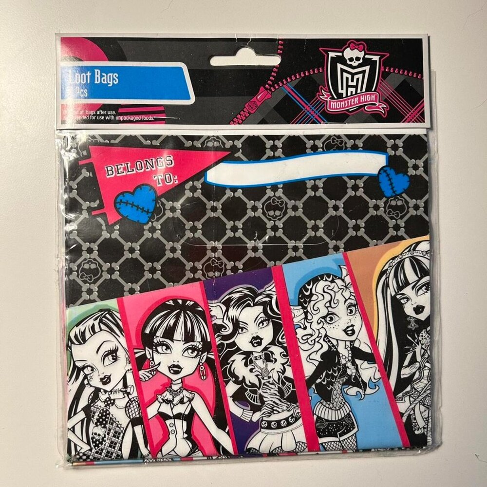 New Monster High Loot/Party Bags